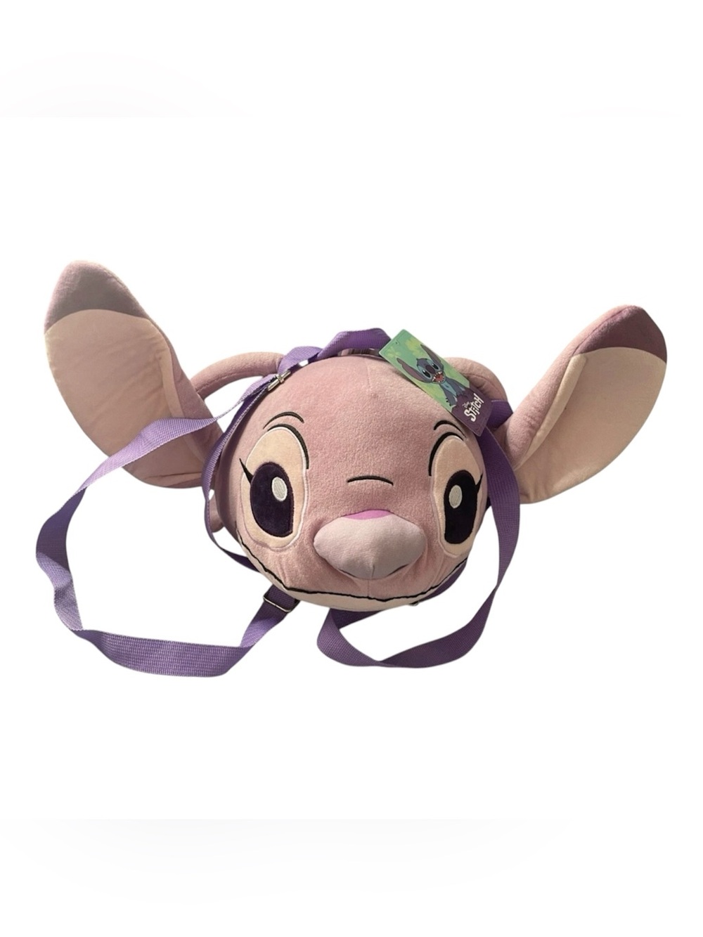 New Disney - Lilo & Stitch - Angel - Head Shaped Plush Mini Backpack